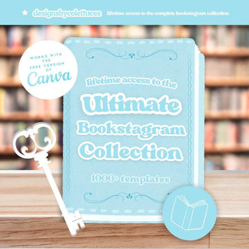 Lifetime Access: 1000+ Bookstagram Templates – Comprehensive Canva Bundle for Instagram Content